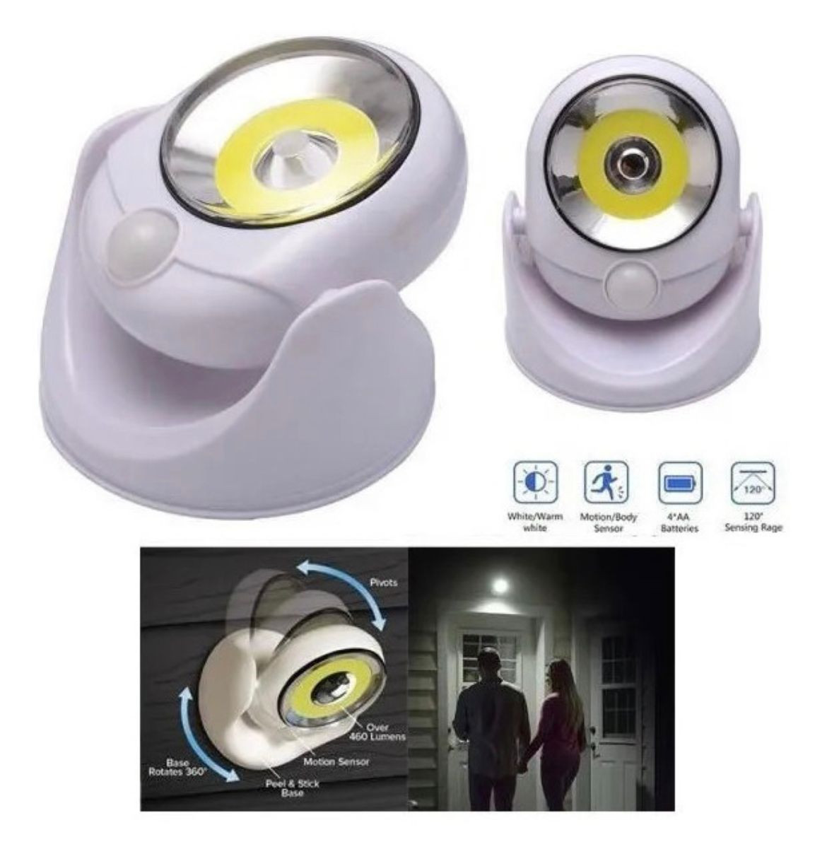 Lampara Atomic Angel sensor Movimiento